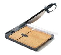 JIELISI Wood Paper Cutter Cutting Performance up to 32 Sheets,12 Inch Cut Length A4 Manual Heavy Duty Guillotine Paper Trimmer Scrapbooking Tool with Safety Guard and Blade Lock