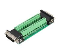 Jienk DB26 Male to Female Breakout Board, RS232 D-SUB Serial to 26pin Port Terminal Gender Changer Connector for Mechanical Equipment CNC Computers
