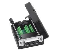 Jienk DB26 Solderless Breakout Connector, RS232 D-SUB Serial to 26 Pin Port Terminal Solderfree Adapters with Case Accessories (Female)