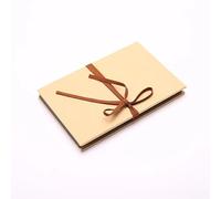 JIEOU Folding Page Photo Album. A4 Paste Style Photo Album, Handmade DIY Photo Album (8.3 x 11 inches, Kraft Paper Inner Page)