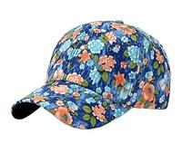 JIER Women's Floral Print Snapback Casual Baseball Hat Cap Floral Print Visor Casual Baseball Hats Caps (Multicolor 3,One Size)