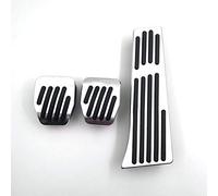 JIERS Car pedal Cover, For BMW 1 3 5 7 Series E46 E36 E38 E60 F10 F18 E84 E85 E87 E90 E92 E65 E66 F25 F26 1999-2018, MT Manual Car Pedals Gas Fuel Brake Pedal