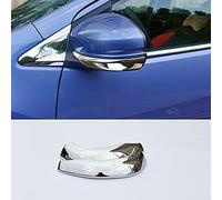 JIERS For Honda FIT JAZZ 2014-2018, ABS Chrome Car rearview mirror pillar frame cover trim car styling accessories