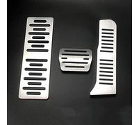 JIERS Pedal Pad Cover, For Audi Q3 8U A3 8P A1 TT 2004-2018 LHD, Plate Stainless Manual Pedals Fuel Brake Footrest Pedal Pad