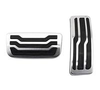 JIERS Pedal Pad Cover, for Ford Everest Ranger 2015-2019, AT Car Pedals Parts Gas Brake Pedal Cover