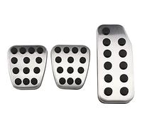 JIERS Pedal Pad Cover, for Honda City 2013-2020 Vezel HRV HR-V 2015-2020, MT Car Pedals Gas Brake Clutch Accelerator Pedal Pad Plate Cover