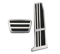 JIERS Pedal Pad Cover, for Toyota Rav4 Rav 4 2019-2021, AT Stainless Steel Gas Brake Pedal Cover Car Pedals Accessories