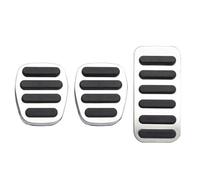JIERS Pedal Pad Cover, for Volvo XC40, MT Car Pedal Manual Brake Accelerator Metal Pedal