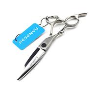 JIESENYU 6.0 Inch Professional Left-Handed Stainless Steel 440C Salon Hair Cutting Scissors Hairdressing Thinning Shears for Barber Home