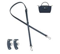 jiesinlov Leather Bag Shoulder Strap Crossbody Adjustable Replacement Conversion Kit Compatible with Mini Handbag (NAVY BLUE)