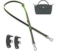 Jiesinlov Leather Bag Shoulder Strap Crossbody Adjustable Replacement Conversion Kit Compatible with Mini Handbag (Graphite Gray)