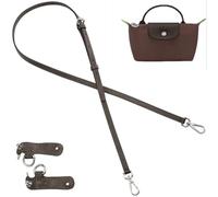 Jiesinlov Leather Bag Shoulder Strap Replacement Crossbody Adjustable Conversion Kit Fit for Mini Pouch(NEW-EARTHY)