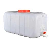JIESOO 25L/50L/100L/150L/200L /300L Thick Plastic Water Tank,Water Container,Emergency Water Barrel Container With Spigot,Outdoor Hiking Hurricane Emergency Water Tank(100l)
