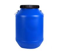JIESOO 25L/50L/60L Water Bucket,Household Water Storage,Outdoor Food Grade Plastic Water Tank,Large Circular Camp Water Tank(Blue,25L)