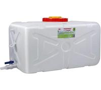 JIESOO 25L/50L/75L/100L/150L/200L/300L Outdoor Water Tank Thickened Plastic Water Storage Container, Portable Household Water Storage Bucket,Camping Water Storage Tank(200L)