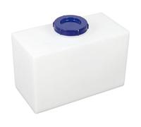 JIESOO 5 Gallon RV Fresh Water Tank Water Jug Rectangular Water Container, LLDPE Plastic Hedpack With Sealing Cover, Trailer Emergency Water Holding Tank