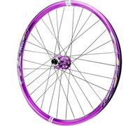 JIESOO Disc Brake Bike Front Rear Wheel,Thru Axle 26 27.5 29in Aluminum Alloy Mountain Wheels 2 4 Bearings for 8-12S Cassette(Front wheel,27.5inch)