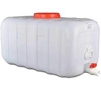 JIESOO Rain Barrels Outdoor Water Tank Thick Storage Container Portable Rectangular Household(25L)