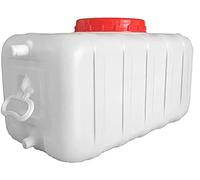 JIESOO Rain Barrels Water Storage Large Tank Bucket Camping Home Car Washing Machine Container Barrel With Outlet Accessories(White,25L)