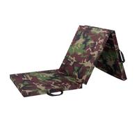 JIESOO Tri-folding Exercise Mat Anti-slip for Women,Easy To Store With Handles Yoga Mat For Core Training