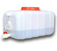 JIESOO Water Tank Camping RV Trips Plastic Water Tank with Sealing Cover,25L/50L/75L/100L/150L/200L Multifunctional Water Tank,Camping Water Tank(25L)