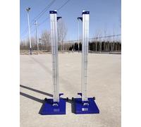 Jievmrs Aluminum Track and Field Competition Jumping Stand, A Pair Jumping Training Posts Height Adjustable, Students/Athlete High Jump Standards Tester