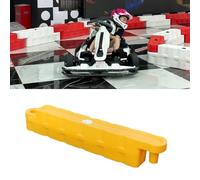 Jievmrs Bumper Car Race Track Go Kart Barrier Lane, Water-Filled Runway Fence for Amusement Parks/Large Shopping Mall, Easy to Install Go Kart Car Bumper(Yellow 1 Pc,Small)