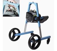 Jievmrs Dog Wheelchair Support Front Leg Doggy Wheelchair with 4 Wheel, Walk Assistant for Front Leg Injured/Paralyzed,Dog Cart for Pet Rehabilitation Training(Small)