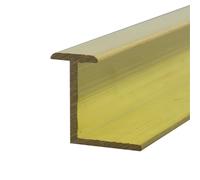Jievmrs Door Threshold Strip Solid Brass Ground Separation Sign Strip, Doorways Planks Tile to Wood Floor Seam Cover, Durable Threshold Transition Bar for Laminate(100x1x1.5cm/39.4x0.4x0.6in)