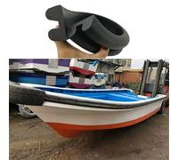 Jievmrs Flexible Boat Rub Rail Insert 1 4/4" Wide, 3.3-33ft Long Rubber Fender Protector for Boats, Universal Hull Edging Trim Bumper Prevents Scratches(W 45mm(1 3/4"),L 4m/13.1ft)