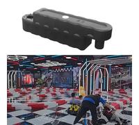 Jievmrs Go Kart Racing Track Fence with Water Inlet, Adult Go Kart/Kid Bumper Car Track Barrier for Driveway, Amusement Parks/Team Games Race Lane(Black 2 Pcs,Large)