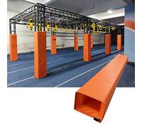 Jievmrs Gymnasiums Pole Cushion Protection Pad, Basement Column Padding Wrap for Parking Lots, 3ft 4ft 5ft 6ft Square Basketball Hoop Pads All Weather(5ft/152cm,23x23cm(9"x9"))