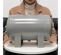 Jievmrs Portable Air Tank Air Compressed Receivers, Propane/Hydrogen/Nitrogen Storage Containers, Thickened Pressure Tank Cylinder with Valve Fittings(3L/0.8Gal (Style A))