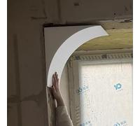 Jievmrs Set of 2 Rounded Doorway Arch Kit for Interior, Precurved Arch Trim Molding for Door Frame Edge, Premade Half Circle Corner Diy Arch Doors Opening(14x24x24cm/5.5x9.4x9.4)