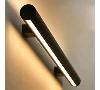 Jievmrs Stair Handrail with Led Motion Sensor Light, Wall Mount Hand Rails for Indoor Stairs/Aisle, Matte Stair Rail Bar with Bracket & Motion Sensor Device(Left,88in/224cm)