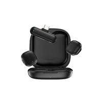 JIEWEIXUN AI Wireless Lavalier Microphone, 32H Battery, 200ft Range, Noise Cancellation for iPhone Android PC，48kHz/24bit Studio Sound - Ideal for Streaming, Recording (Android)