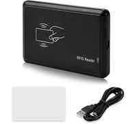 JIEWEN Smart IC Card USB Sensor Reader, Contactless 14443A IC Card Reader w/ USB Interface 5pcs Cards + 5pcs Key Fob 13.56MHZ RFID,Contactless Proximity Windows 2000/XP/WIN 7/Win 10/Vista/Android