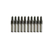 JIEXI HWYP Archery Arrow Inserts+ 100gr Arrow Points for ID 6. 2mm Arrow Pack of 50