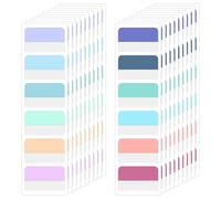 JIEYAO 120 Pcs Sticky Tabs for Notebooks, Colored Book Sticky Index Tabs, Repositionable Annotation Tabs Page Tabs Pastel Sticky Tabs Page Markers for Annotating Books & File Classification(1.8x1.1in)