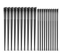 JIEYAO 20 Pcs Eyeliner Brush, Angled Eyebrow Tint Brushes, Tapered Eyebrow Concealer Brush Eye Shadow Applicator Sticks Ultra Thin Eye Makeup Brushes Slanted Tinting Brushes for Beauty Cosmetic Tool