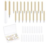 JIEYAO 20Pcs Premium Fine Point Blade, Niantime Replacement Cutting Blades, Compatible with Maker/Maker 3 Cutting Machines Explore Air/Air 2/Explore Air 3 Fine Point Blade Replacement with Storage Box