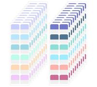 JIEYAO 240 Pcs Sticky Tabs for Notebooks, Colored Book Sticky Index Tabs, Repositionable Annotation Tabs Page Tabs Pastel Sticky Tabs Page Markers for Annotating Books & File Classification (1.1x1in)