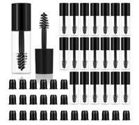 JIEYAO 27Pcs Empty Mascara Tube with Eyelash Wand, 3ml Mini Empty Mascara Bottles Mini Eyelash Cream Container Travel Containers Eyelashes Growth packing Tube for Home and Travel