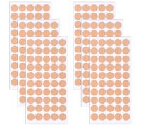 JIEYAO 300 Pcs Earring Support Patches, 0.39in Self-Adhesive Waterproof Earlobe Lifter, Silicone Drooping Earring Disc Non-Irritating Ear Lobe Lifting Pad for Supporting Heavy Earrings Studs Brooches