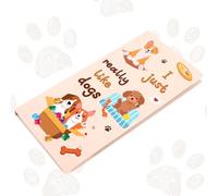 JIEYAO Sticky Notes Set, Cute Dog Shaped Paper Clips Self Adhesive Cartoon Memo Writing Memo Pads for Children Home Office School Supplies Page Marker Gift Stationery Supplies for Teacher Student