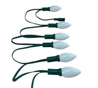 jieyo 25-Nodes Addressable RGB DC12V WS2811 LED Christmas Pixel String Light 10-Inches 25cm Wire Spacing All Green Wire IP68 Milky C9
