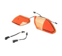 jieyo LED Front Side Marker Light Turn Lamp Round Eyebrow Side Lamp Compatible With JL 2018