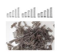 JIEYUZYUO 100Pcs Small Mechanical Compression Springs for 3D Printer DIY Project, Mini Size Pen Sp0.39"-1.18" Length/100Pcs/0.30Mm*4Mm*25Mm