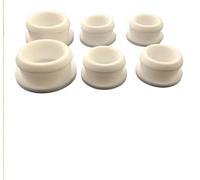 JIEYUZYUO 10Pcs 2.5-30Mm Silicseal End Caps Round Rubber Gasket Stopper Fory Plate Heat Resistance Water Sink Hole Plug Seal Gasket/White/a 21Mm (10Pcs)