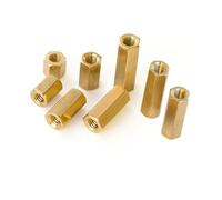 JIEYUZYUO 10Pcs M2 M2.5 M3/M4 Brass Hex Male Female Standoff Pillar Stud Mount Spacer Hexagon,PCB Motherboard Hollow Bolt Screw/10Pcs/30Mm_M2.5